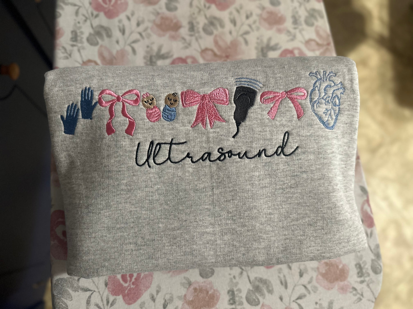 Ultrasound and bows tee or sweatshirt