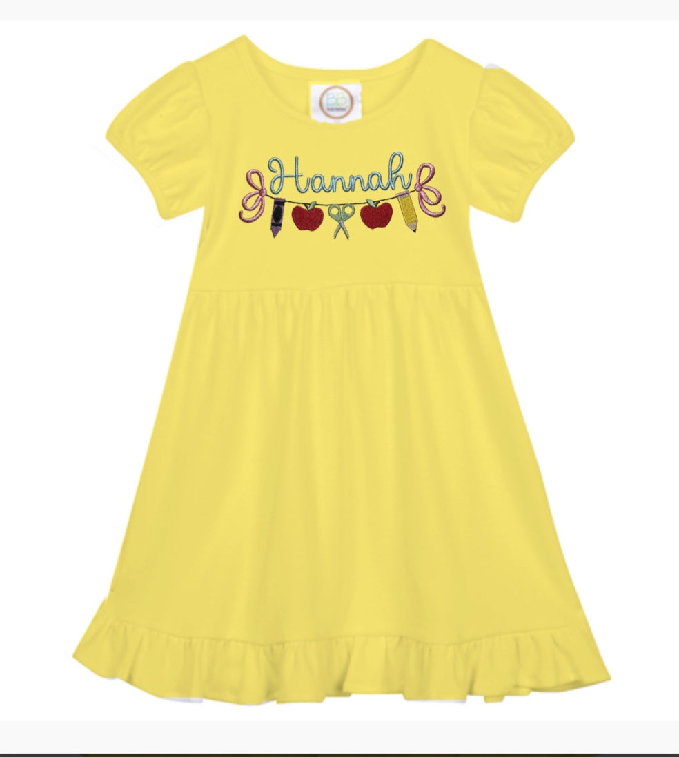 Back to school empire dress