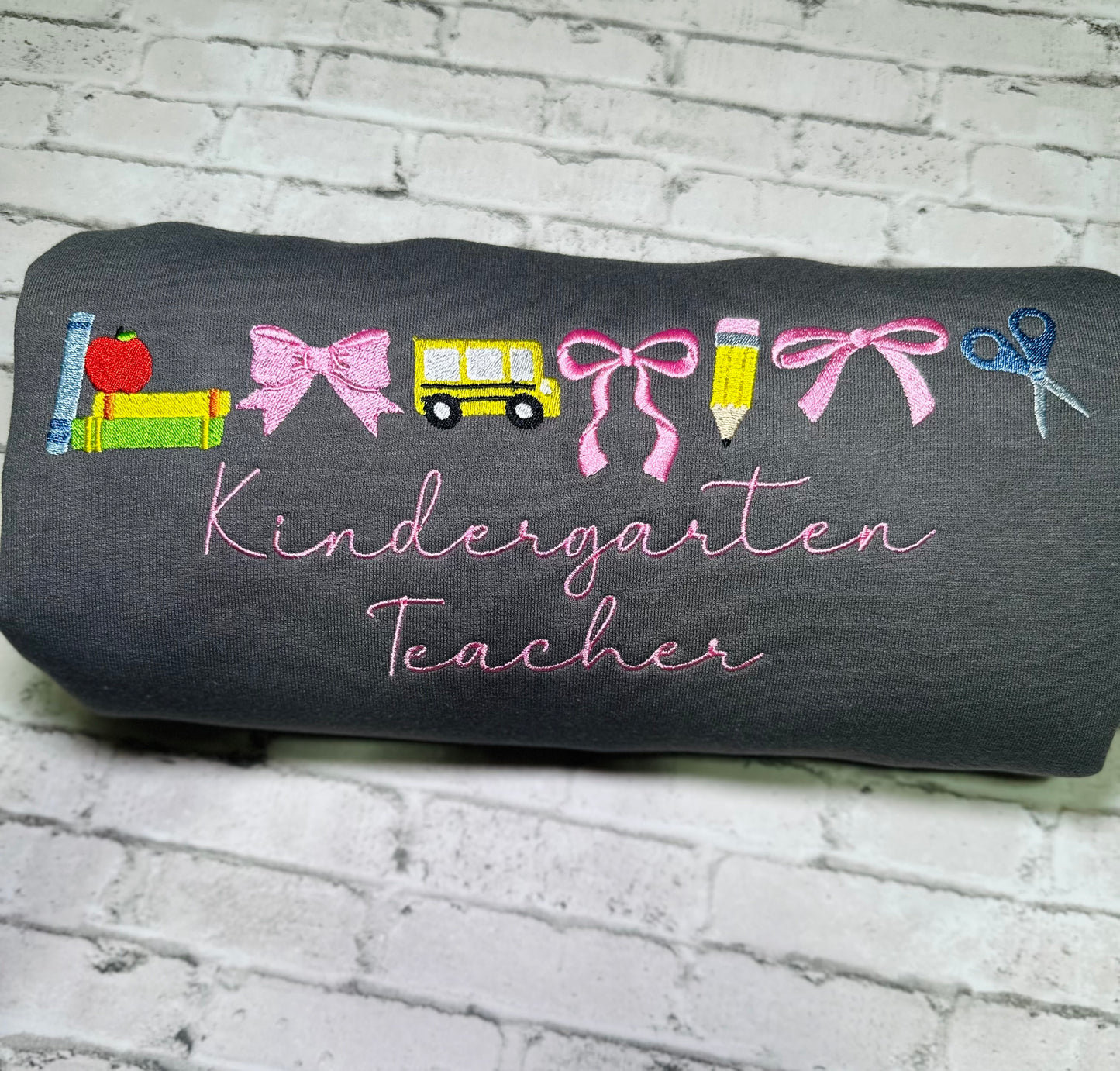 Teacher and bows tee or sweatshirt