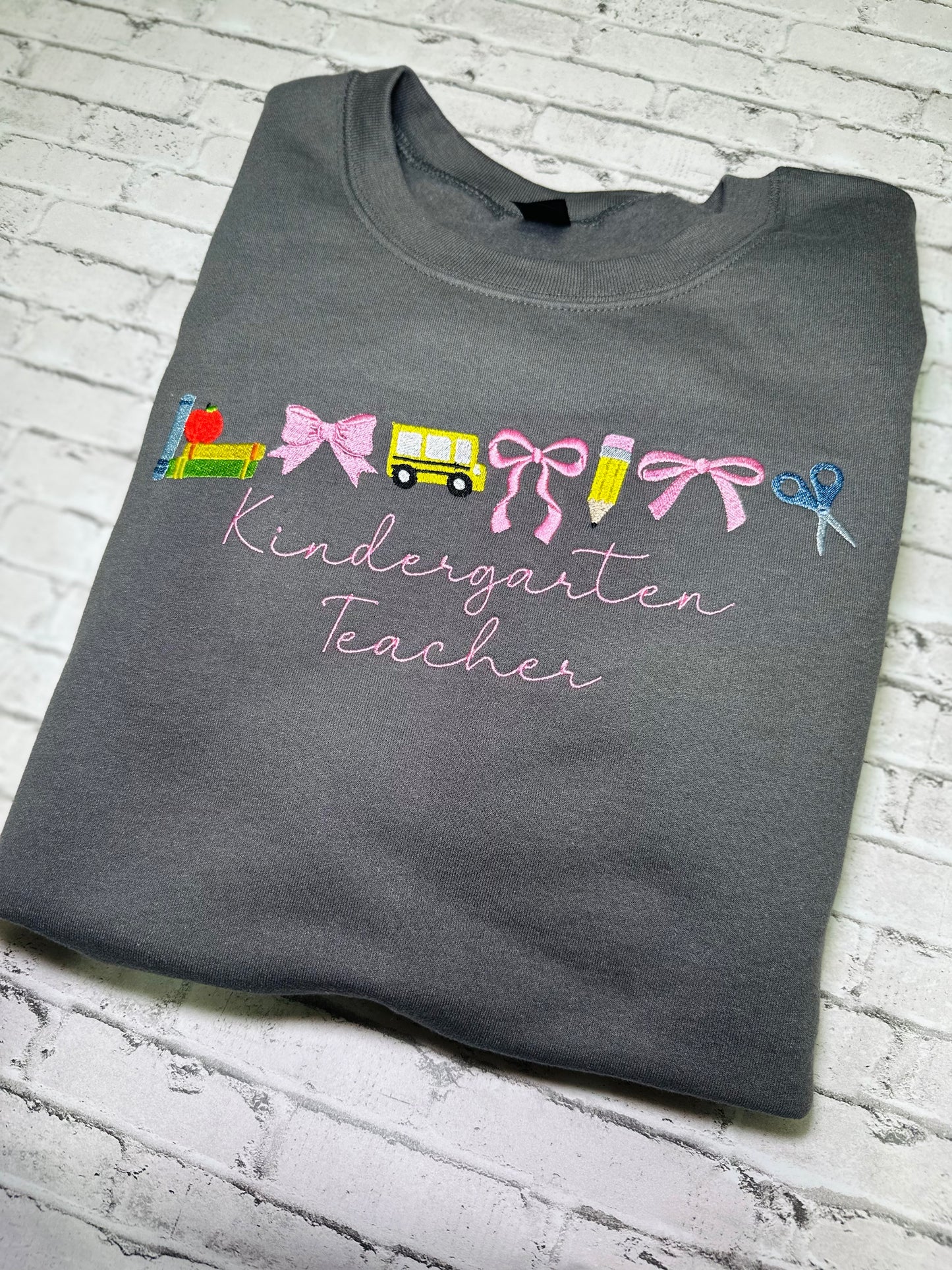 Teacher and bows tee or sweatshirt