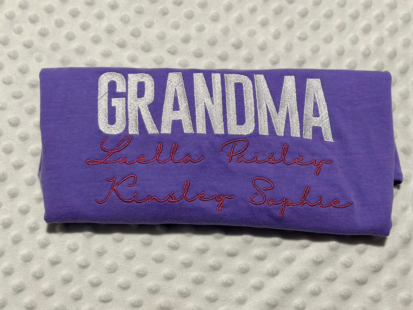 Custom name embroidered shirts