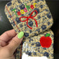 Embroidered teacher coasters