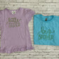 Little/Big Sister/Brother sketch embroidered shirts