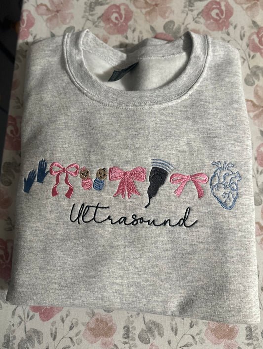 Ultrasound and bows tee or sweatshirt