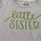 Little/Big Sister/Brother sketch embroidered shirts