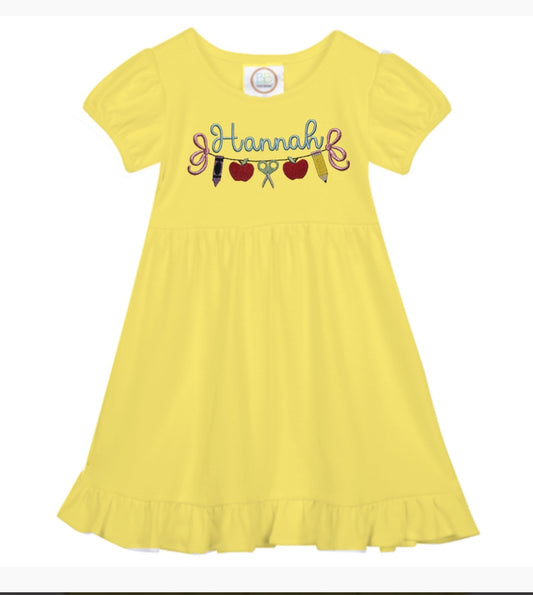 Back to school empire dress