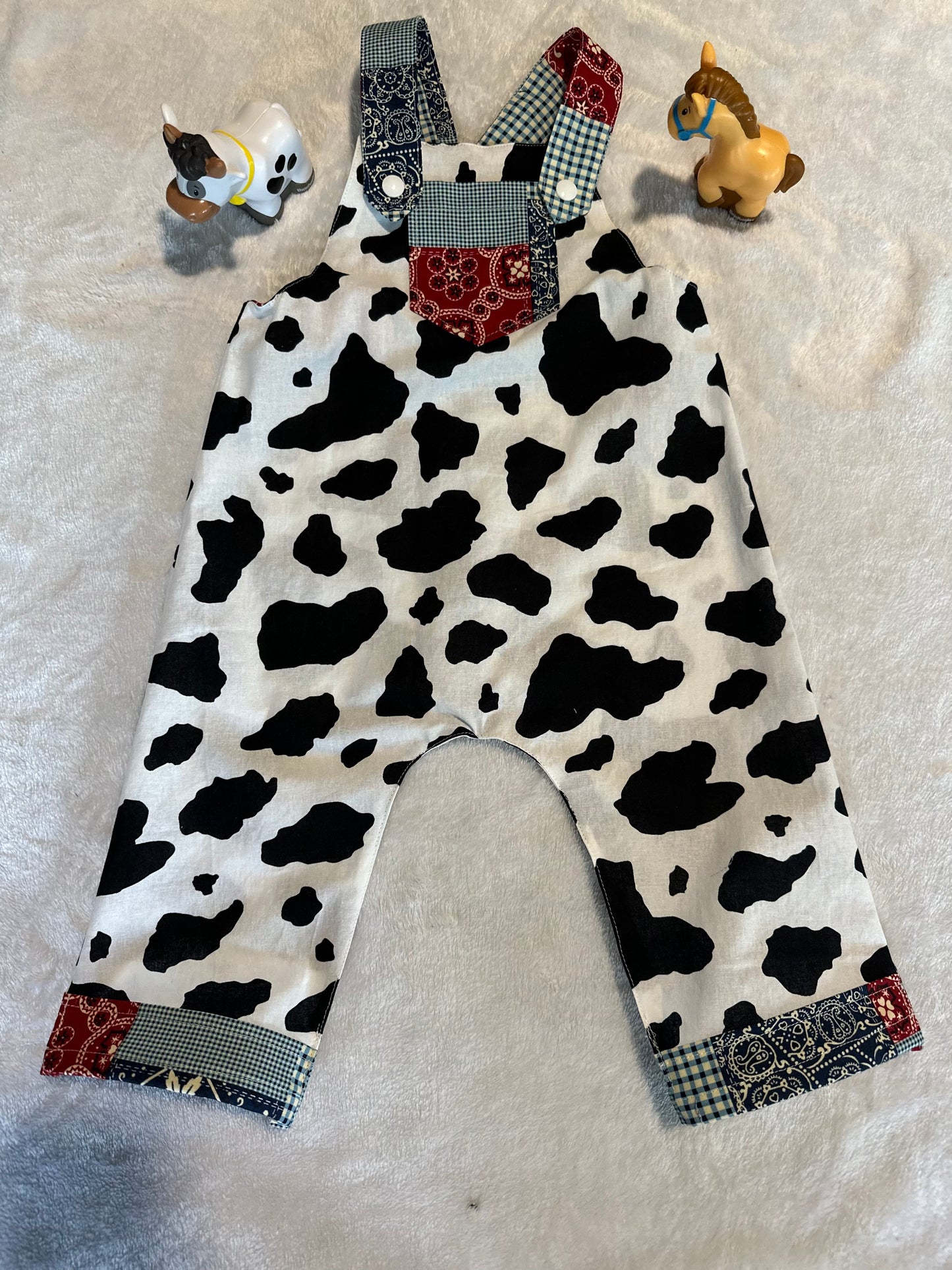 Western Dreams cow overalls