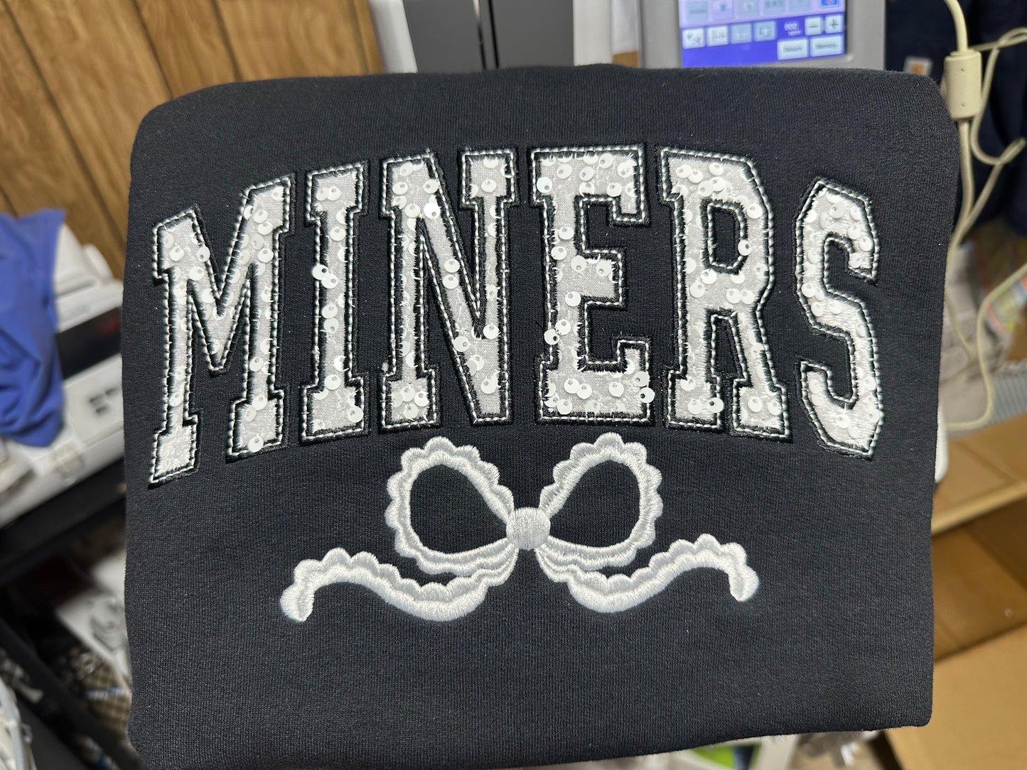 Bauxite Miners SEQUIN tee or sweatshirt
