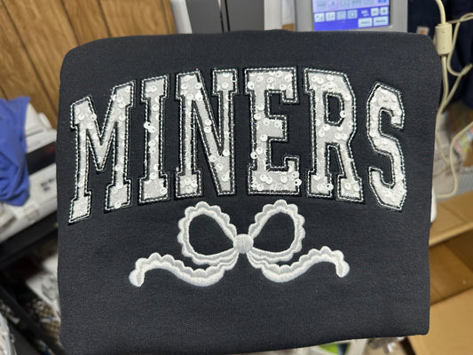 Bauxite Miners SEQUIN tee or sweatshirt