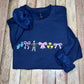 Radiology & bows embroidered tee or sweatshirt