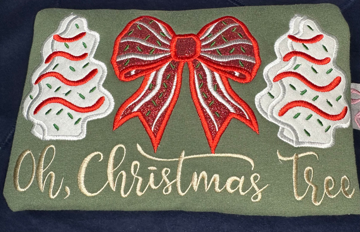 Oh Christmas tree applique