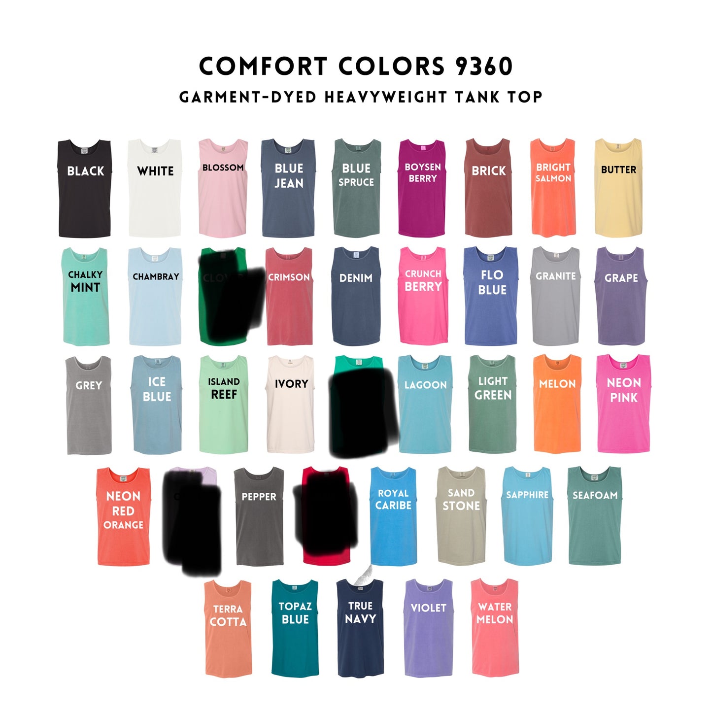 Sunkissed comfort color tank top