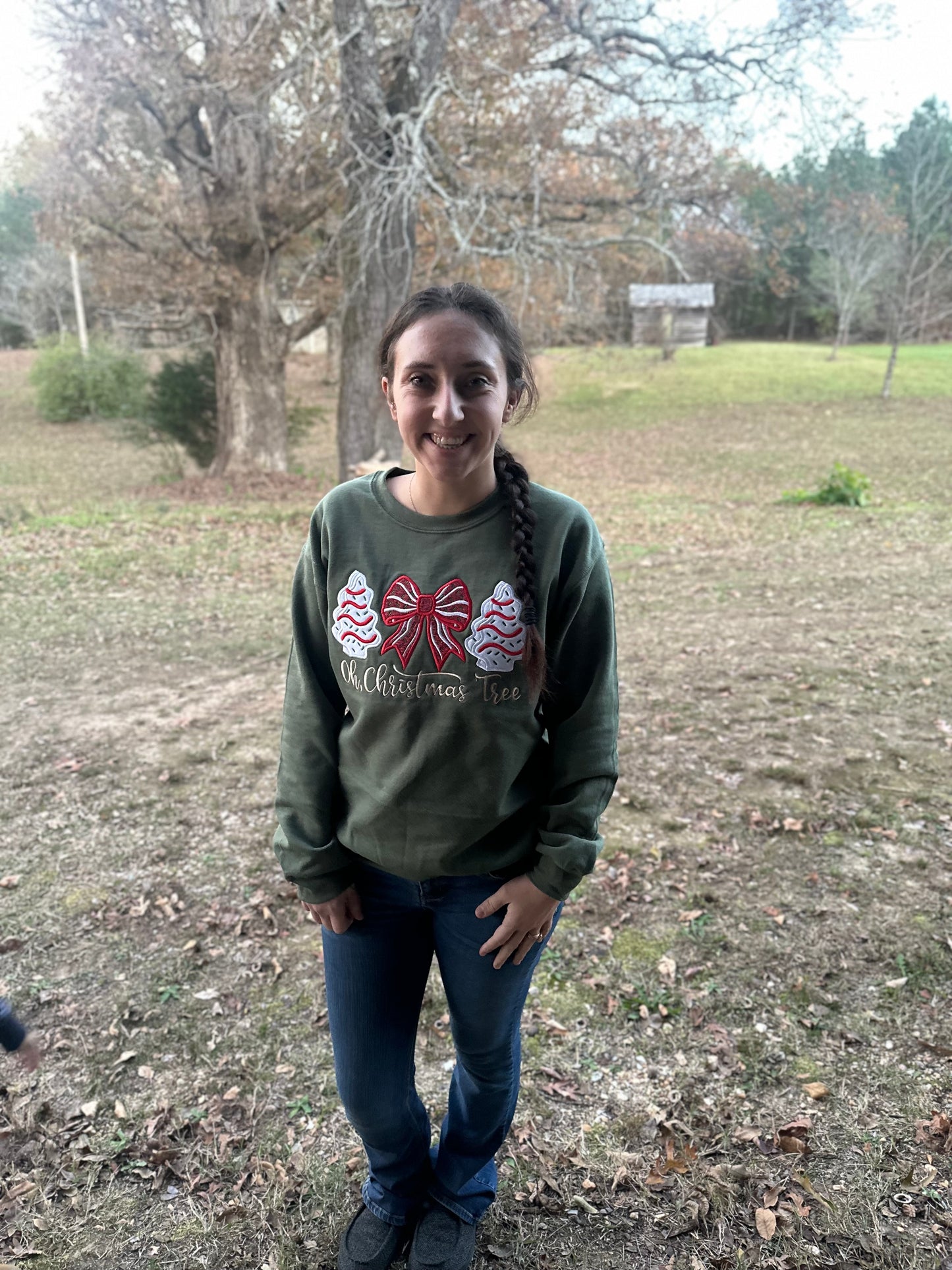 Oh Christmas tree applique