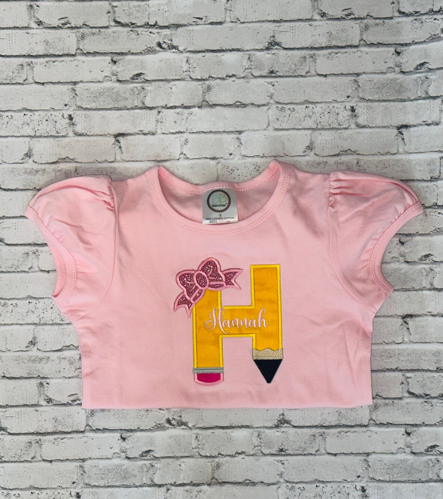 Pencil applique shirt