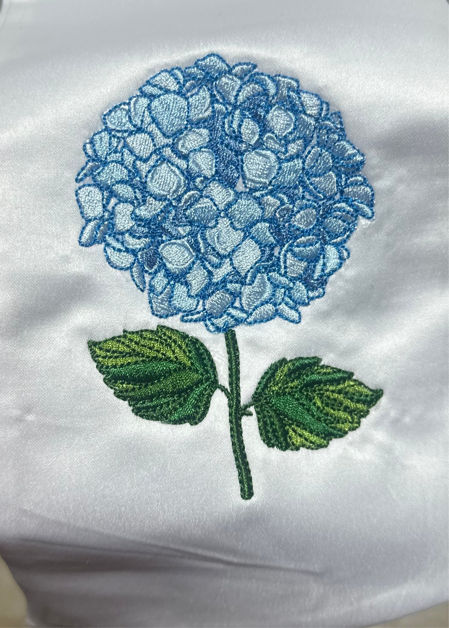 Hydrangea wreath sash (sash only)