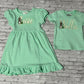 Peter Rabbit Empire short sleeve waist ruffle dress