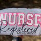 Registered Nurse Applique sweatshirt