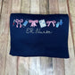 ER Nurse  & bows embroidered tee or sweatshirt