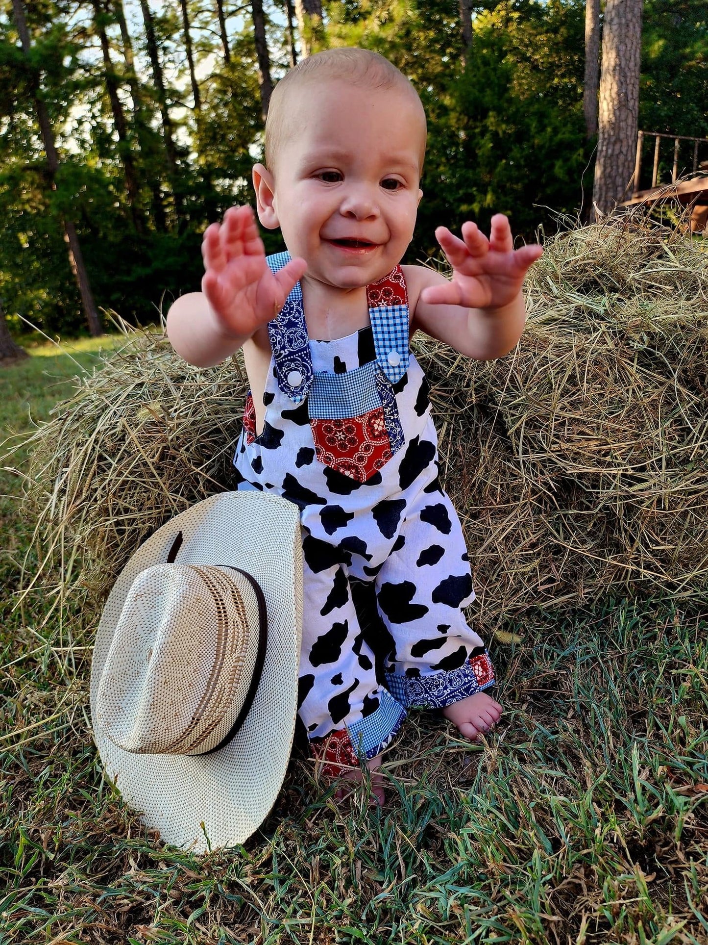 Western Dreams cow overalls