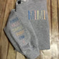 MIMI, GIGI, custom muti pastel sweatshirt