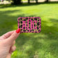 Scalloped monogram Velcro patches