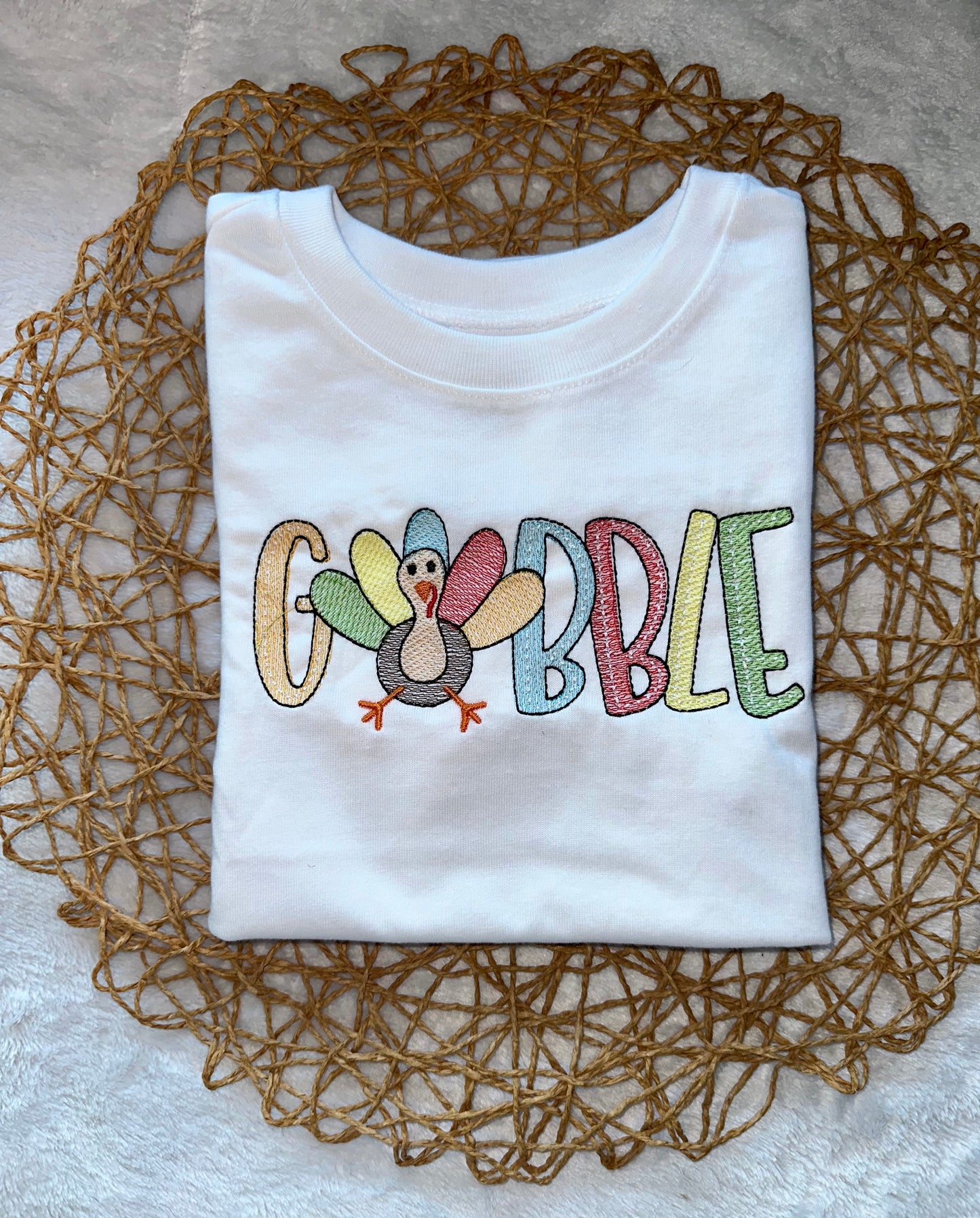 Gobble embroidered shirt