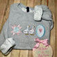 Vintage Goose Quilt Design Sweatshirt