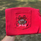 Football with bow CC pocket tee