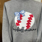 Baseball momma appliqué