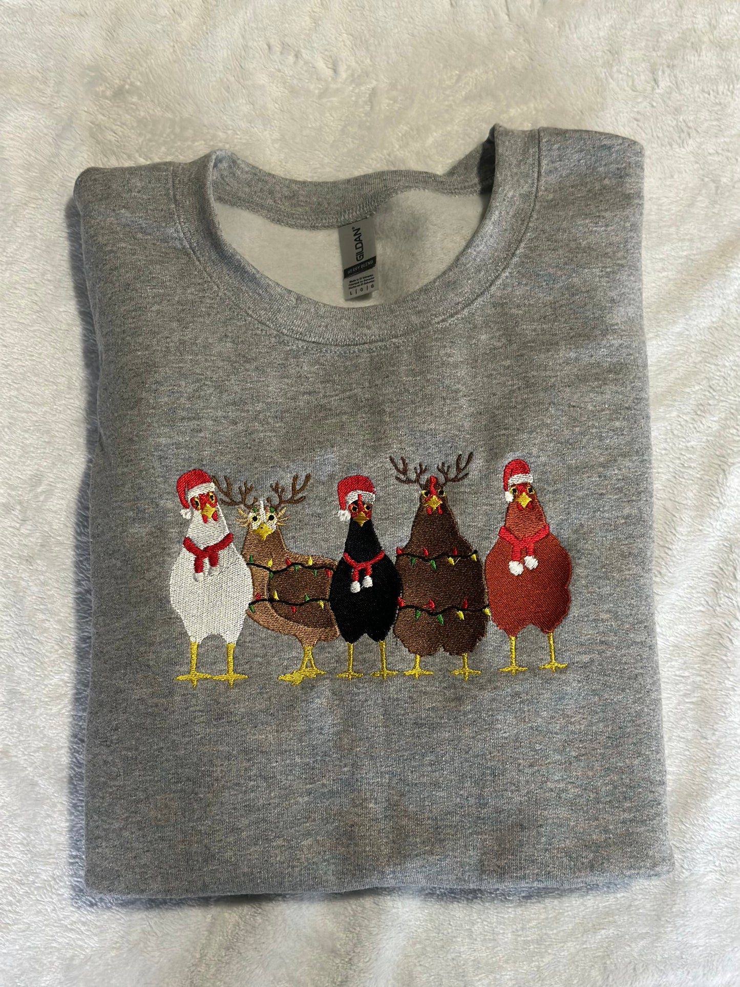 Christmas chickens & cows