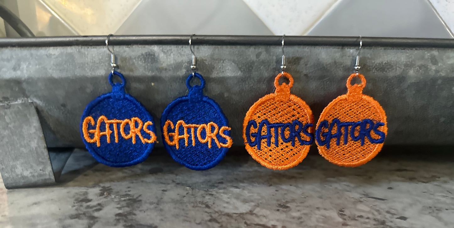 Florida Gators earrings