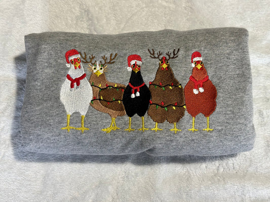 Christmas chickens & cows