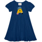 Pencil applique empire dress