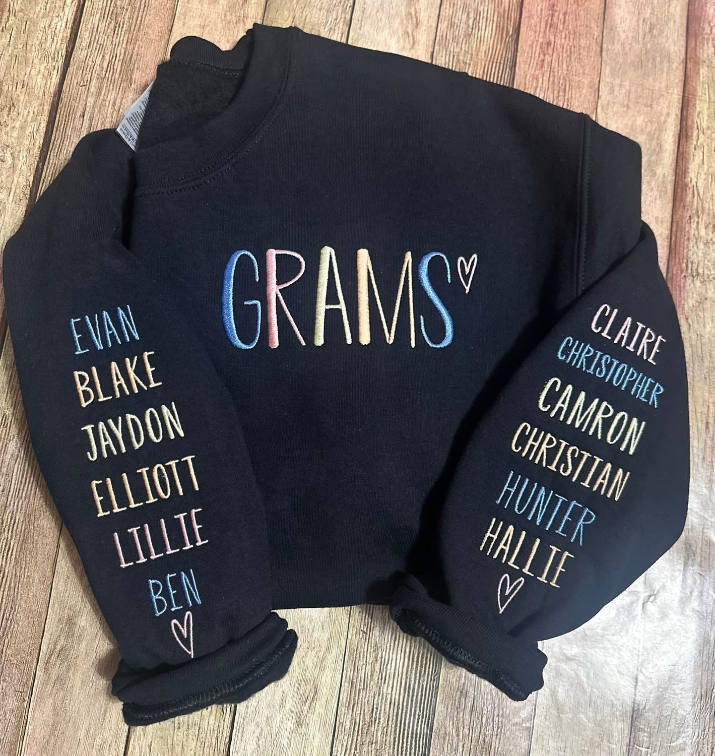 MIMI, GIGI, custom muti pastel sweatshirt