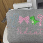 Pediatric nurse and bows