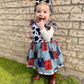 Western Dreams cow print dress