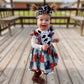 Western Dreams cow print dress