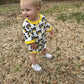 Machine brand tshirt romper